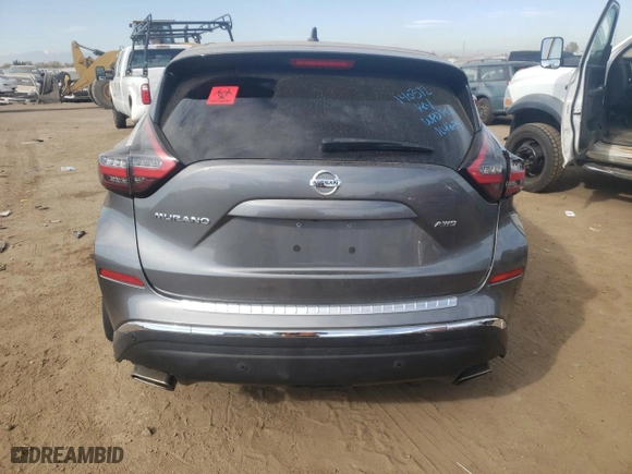 2022 Nissan Murano S with VIN 5N1AZ2AS1NC125855, listed as a Copart auction lot 77483294 with 0 mi miles and Salvage Title. Bid and sale history available at carsss.com. Image 6.