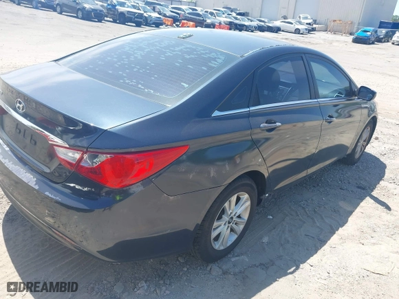 2013 Hyundai Sonata GLS with VIN 5NPEB4AC1DH751357, listed as a IAAI auction lot 42046348 with 118,619 mi miles. Bid and sale history available at carsss.com. Image 4.