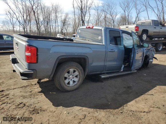 2016 GMC Sierra 1500 SLE with VIN 1GTV2MEC3GZ274955, listed as a Copart auction lot 50700485 with 0 mi miles and Salvage Title. Bid and sale history available at carsss.com. Image 3.