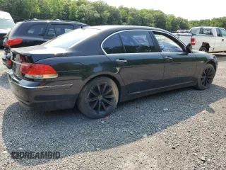 2008 BMW 7 Series 750Li z VIN WBAHN83558DT77600, wystawiony jako Copart lot #58924835 z przebiegiem Nie podano mil oraz Szkoda całkowita • Salvage title. Historia ofert i sprzedaży dostępna na DreamBid. Obrazek 3.