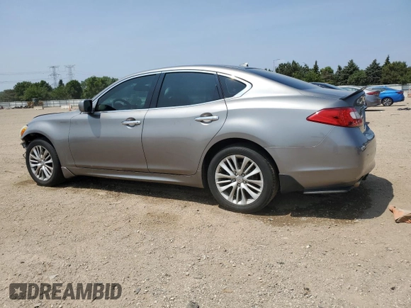2012 Infiniti M with VIN JN1BY1AR3CM392914, listed as a Copart auction lot 60997925 with 154,801 mi miles and Salvage title. Bid and sale history available at DreamBid. Image 2.