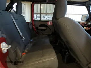 2021 Jeep Wrangler Unlimited Sport Altitude with VIN 1C4HJXDN7MW704830, listed as a Copart auction lot 74022564 with 42,319 mi miles and Salvage title. Bid and sale history available at DreamBid. Image 10.