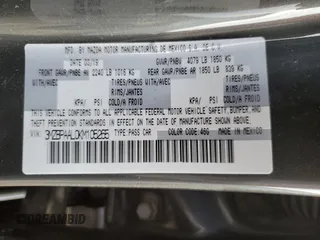 2019 Mazda 3 w/Select Pkg with VIN 3MZBPAAL0KM105265, listed as a Copart auction lot 86168054 with 72,425 mi miles and Salvage Title. Bid and sale history available at carsss.com. Image 14.