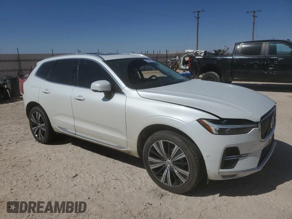 2022 Volvo XC60 Inscription with VIN YV4L12DL4N1041076, listed as a Copart auction lot 47240735 with 47,907 mi miles and Salvage Title. Bid and sale history available at carsss.com. Image 4.