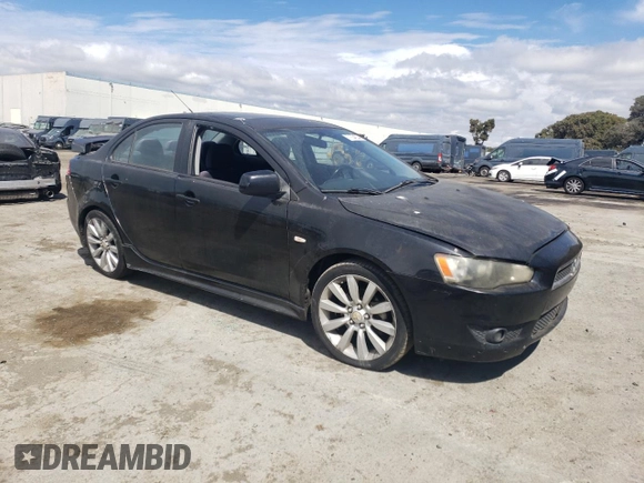 2008 Mitsubishi Lancer GTS with VIN JA3AU86U78U016121, listed as a Copart auction lot 71834554 with 322,324 mi miles and Salvage Title. Bid and sale history available at carsss.com. Image 4.