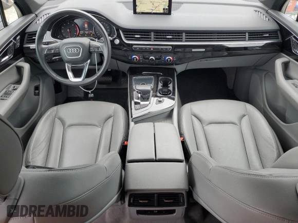 2019 Audi Q7 Premium with VIN WA1AAAF74KD008880, listed as a Copart auction lot 54277445 with 23,476 mi miles and Salvage title. Bid and sale history available at DreamBid. Image 8.