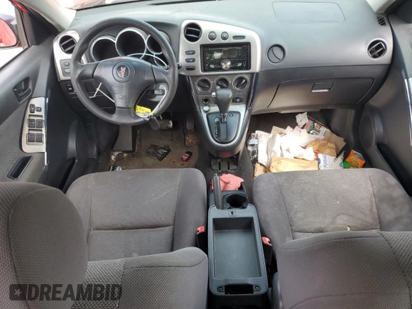 2004 Pontiac Vibe with VIN 5Y2SL62804Z428254, listed as a Copart auction lot 60557045 with Not provided miles and Salvage title. Bid and sale history available at DreamBid. Image 8.