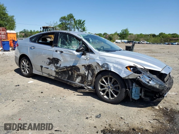 2017 Ford Fusion Hybrid SE with VIN 3FA6P0LU9HR234286, listed as a Copart auction lot 54794015 with 125,856 mi miles and Salvage title. Bid and sale history available at DreamBid. Image 4.