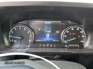 2023 Ford Maverick XL with VIN 3FTTW8F99PRA20323, listed as a Copart auction lot 51022715 with 22,446 mi miles and Salvage Title. Bid and sale history available at DreamBid. Image 9.