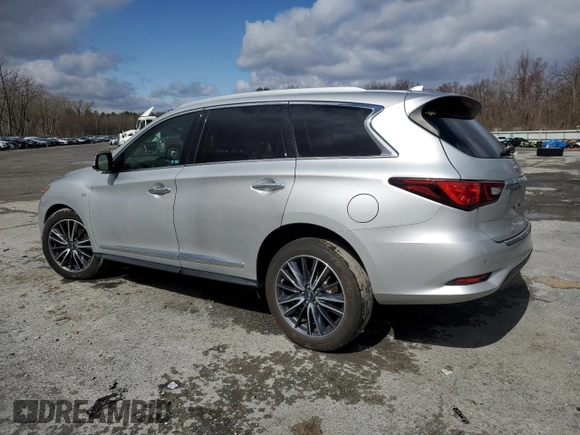 2018 Infiniti QX60 with VIN 5N1DL0MMXJC520725, listed as a Copart auction lot 52320875 with 76,056 mi miles and Salvage Title. Bid and sale history available at DreamBid. Image 2.