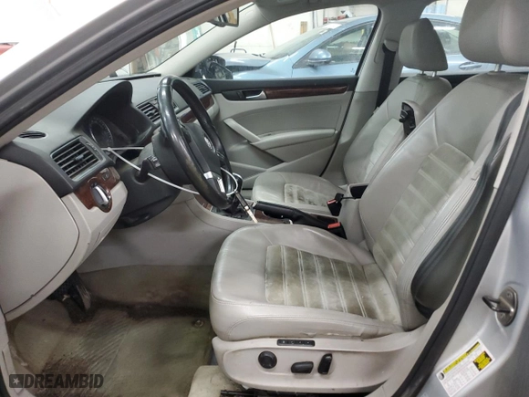2013 Volkswagen Passat SEL Premium with VIN 1VWCM7A34DC081699, listed as a Copart auction lot 46140225 with 157,853 mi miles and Salvage Title. Bid and sale history available at carsss.com. Image 7.