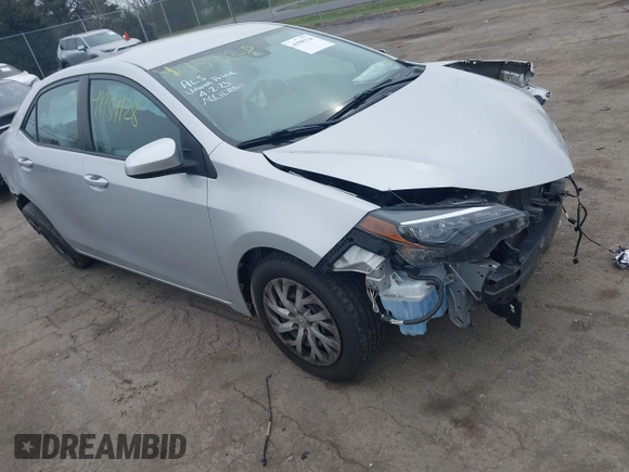 2019 Toyota Corolla L with VIN 2T1BURHE2KC153893, listed as a IAAI auction lot 41959128 with 78,741 mi miles. Bid and sale history available at carsss.com. Image 1.