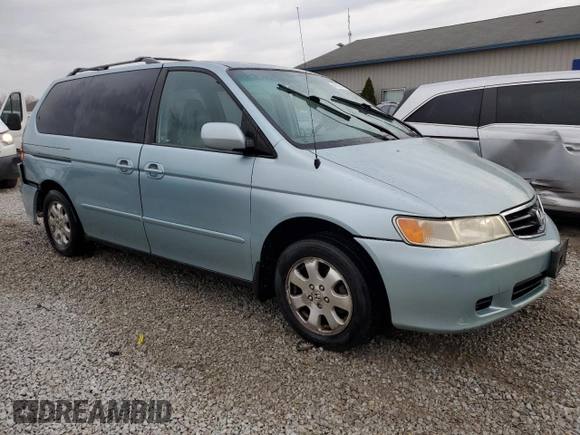 2004 Honda Odyssey EX-L with VIN 5FNRL18944B032688, listed as a Copart auction lot 49504405 with 253,823 mi miles and Non Repairable. Bid and sale history available at DreamBid. Image 4.