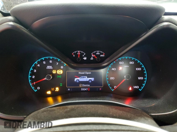2019 GMC Canyon 4WD Denali with VIN 1GTG6EEN5K1162458, listed as a Copart auction lot 43143385 with 55,047 mi miles and Salvage Title. Bid and sale history available at carsss.com. Image 9.