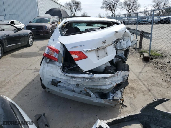 2015 Nissan Sentra SV with VIN 3N1AB7AP6FY220277, listed as a Copart auction lot 46915515 with 225,010 mi miles and Salvage Title. Bid and sale history available at carsss.com. Image 6.