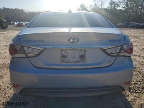 2013 Hyundai Sonata Hybrid Limited with VIN KMHEC4A45DA068795, listed as a Copart auction lot 50252115 with 117,408 mi miles and Salvage Title. Bid and sale history available at carsss.com. Image 6.