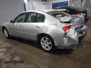 2004 Infiniti G35 w/Leather z VIN JNKCV51FX4M703276, wystawiony jako Copart lot #76918474 z przebiegiem 87 284 mil mil oraz Szkoda całkowita • Salvage title. Historia ofert i sprzedaży dostępna na DreamBid. Obrazek 2.