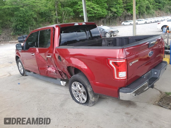 2015 Ford F-150 XL with VIN 1FTEW1CP3FFA62176, listed as a Copart auction lot 55364185 with 129,519 mi miles and Salvage title. Bid and sale history available at DreamBid. Image 2.