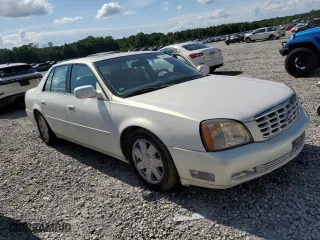2004 Cadillac DeVille DTS with VIN 1G6KF57904U191266, listed as a Copart auction lot 57869134 with 110,971 mi miles and Salvage Title. Bid and sale history available at carsss.com. Image 4.