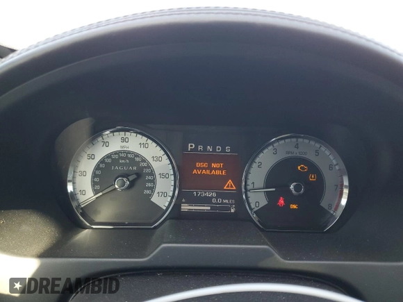 2009 Jaguar XF Premium Luxury with VIN SAJWA06B69HR43610, listed as a Copart auction lot 47394115 with 173,426 mi miles and Salvage Title. Bid and sale history available at DreamBid. Image 9.