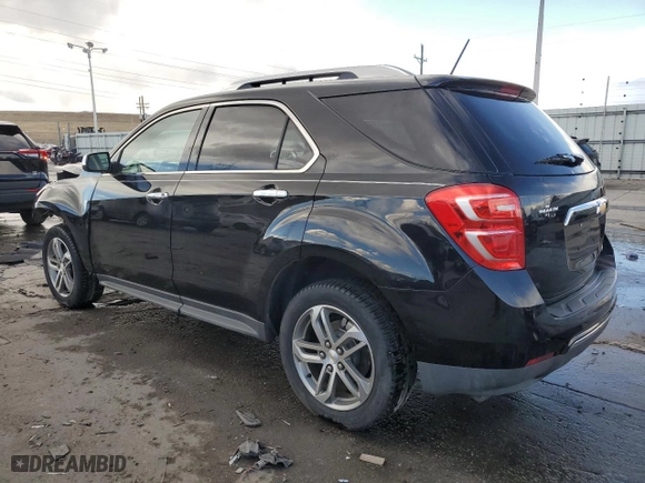 2016 Chevrolet Equinox LTZ with VIN 2GNALDEK6G6211788, listed as a Copart auction lot 46547735 with 60,024 mi miles and Salvage Title. Bid and sale history available at carsss.com. Image 2.