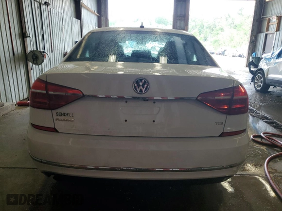 2016 Volkswagen Passat S with VIN 1VWAT7A34GC042612, listed as a Copart auction lot 57179225 with 66,014 mi miles and Salvage title. Bid and sale history available at DreamBid. Image 6.