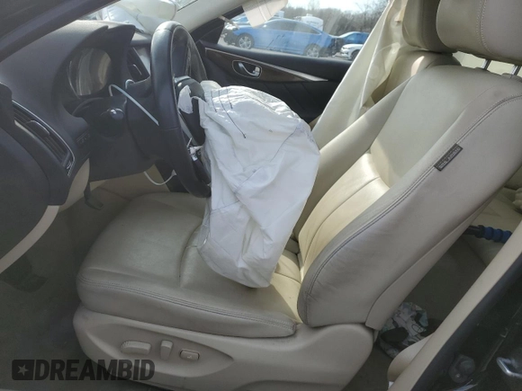 2019 Infiniti Q50 3.0t LUXE with VIN JN1EV7AR8KM556133, listed as a Copart auction lot 47422185 with 60,897 mi miles and Salvage Title. Bid and sale history available at carsss.com. Image 7.