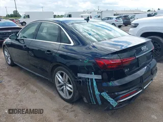 2023 Audi A4 S line Premium Plus with VIN WAUEAAF45PN016577, listed as a IAAI auction lot 42097454 with 55,676 mi miles and . Bid and sale history available at DreamBid. Image 3.