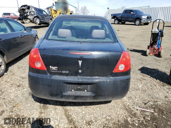 2007 Pontiac G6 1SV Value Leader with VIN 1G2ZF58BX74273138, listed as a Copart auction lot 46343345 with Not Provided miles and Salvage Title. Bid and sale history available at carsss.com. Image 6.