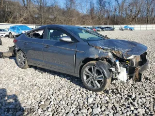 2018 Hyundai Elantra Value Edition with VIN KMHD84LF0JU581359, listed as a Copart auction lot 50033045 with 74,780 mi miles and Salvage Title. Bid and sale history available at carsss.com. Image 4.