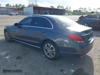 2015 Mercedes-Benz C-Class C 300 with VIN 55SWF4JB7FU084505, listed as a IAAI auction lot 41932523 with 1 mi miles. Bid and sale history available at carsss.com. Image 3.