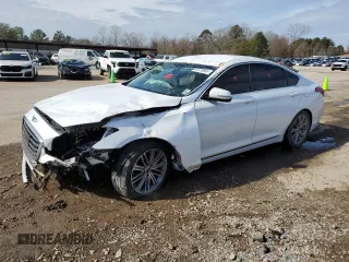 2019 Genesis G80 3.8L z VIN KMHGN4JE3KU286810, wystawiony jako Copart lot #42323645 z przebiegiem Nie podano mil oraz Czysty tytuł • Clean title. Historia ofert i sprzedaży dostępna na DreamBid. Obrazek 1.