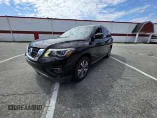 2017 Nissan Pathfinder SL with VIN 5N1DR2MM0HC62499, listed as a Copart auction lot 54711035 with 146,541 mi miles and Clean Title. Bid and sale history available at carsss.com. Image 2.