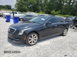 2016 Cadillac ATS Standard RWD with VIN 1G6AA5RA1G0193671, listed as a Copart auction lot 59159375 with 95,705 mi miles and Salvage title. Bid and sale history available at DreamBid. Image 1.