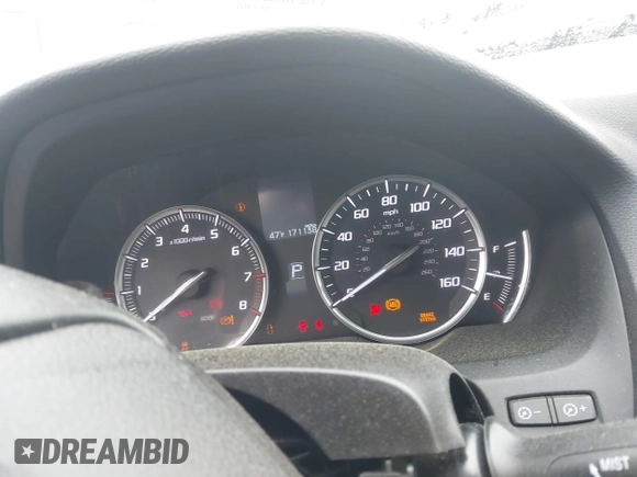 2015 Acura TLX with VIN 19UUB1F39FA010517, listed as a IAAI auction lot 41966748 with 171,138 mi miles. Bid and sale history available at carsss.com. Image 7.