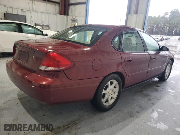 2005 Ford Taurus SEL with VIN 1FAFP56UX5A307437, listed as a Copart auction lot 88529935 with 199,508 mi miles and Salvage Title. Bid and sale history available at DreamBid. Image 3.