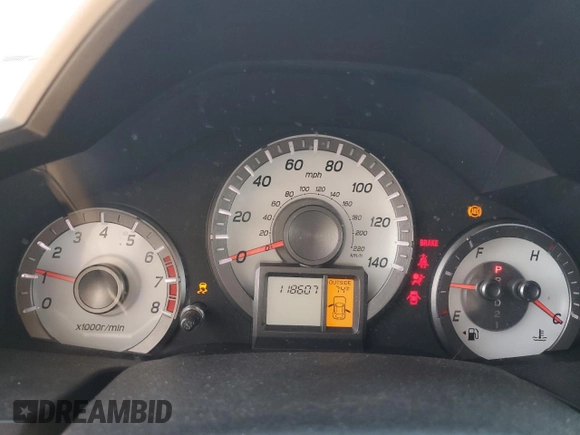 2013 Honda Pilot EX-L with VIN 5FNYF3H5XDB011193, listed as a Copart auction lot 55506865 with 118,607 mi miles and Salvage Title. Bid and sale history available at DreamBid. Image 9.