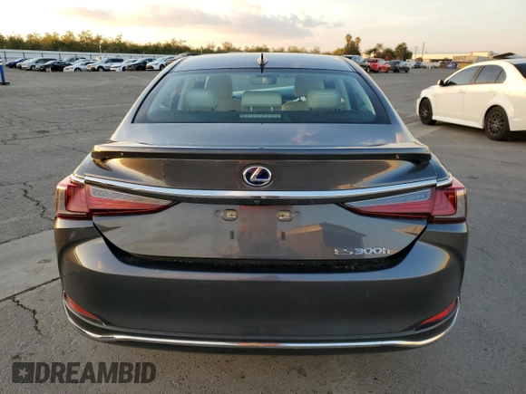 2022 Lexus ES 300h Luxury with VIN 58AEA1C19NU025089, listed as a Copart auction lot 80457754 with 28,552 mi miles and Salvage title. Bid and sale history available at DreamBid. Image 6.