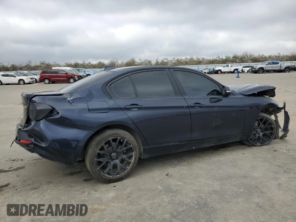 2015 BMW 3 Series 320i with VIN WBA3B1C51FK139956, listed as a Copart auction lot 46886685 with 133,042 mi miles and Salvage Title. Bid and sale history available at carsss.com. Image 3.