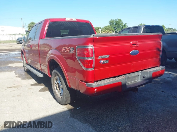2010 Ford F-150 XL with VIN 1FTEX1C89AKE42323, listed as a IAAI auction lot 42047351 with 154,084 mi miles. Bid and sale history available at carsss.com. Image 3.