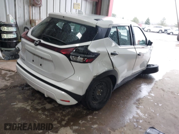 2022 Nissan Kicks S with VIN 3N1CP5BV4NL525395, listed as a IAAI auction lot 41940642 with 49,520 mi miles. Bid and sale history available at carsss.com. Image 4.