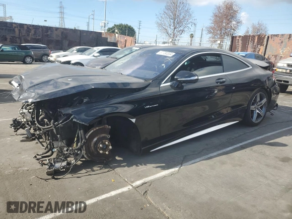 2015 Mercedes-Benz S-Class S 63 AMG with VIN WDDXJ7JBXFA010533, listed as a Copart auction lot 37730334 with 0 mi miles and Non Repairable. Bid and sale history available at carsss.com. Image 1.
