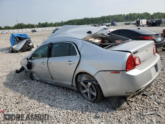 2012 Chevrolet Malibu 1LT with VIN 1G1ZC5E01CF182595, listed as a Copart auction lot 55271283 with Not Provided miles and Salvage Title. Bid and sale history available at DreamBid. Image 2.