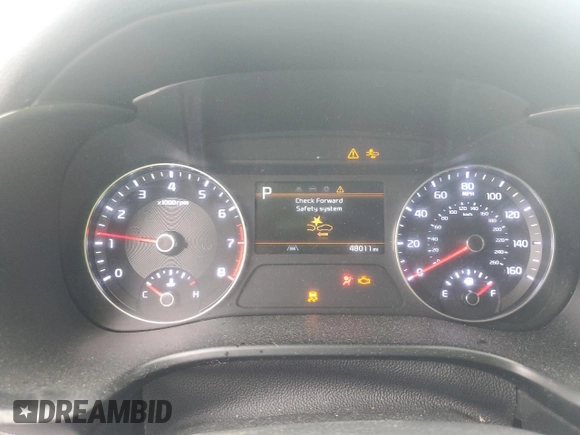 2022 Kia Forte LXS with VIN 3KPF24AD5NE424317, listed as a Copart auction lot 65149794 with 48,011 mi miles and Salvage Title. Bid and sale history available at DreamBid. Image 9.