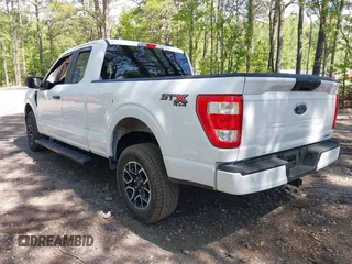 2023 Ford F-150 XL with VIN 1FTEX1EP8PFA78448, listed as a IAAI auction lot 42115100 with 31,433 mi miles and . Bid and sale history available at DreamBid. Image 3.