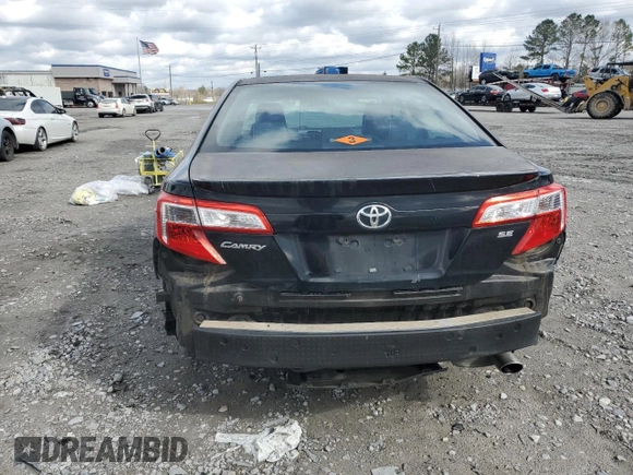 2013 Toyota Camry L with VIN 4T1BF1FK8DU724969, listed as a Copart auction lot 47489725 with 98,438 mi miles and Salvage Title. Bid and sale history available at carsss.com. Image 6.