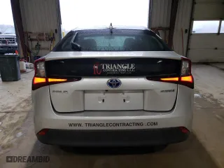 2019 Toyota Prius L Eco with VIN JTDKARFU6K3088882, listed as a Copart auction lot 52858895 with 40,442 mi miles and Salvage Title. Bid and sale history available at carsss.com. Image 6.