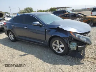 2015 Kia Optima LX with VIN 5XXGM4A71FG470602, listed as a Copart auction lot 55504075 with 177,394 mi miles and Salvage Title. Bid and sale history available at DreamBid. Image 4.