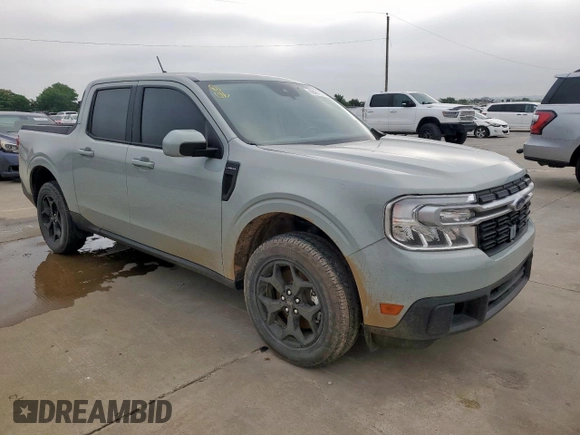 2023 Ford Maverick XL with VIN 3FTTW8F96PRA27035, listed as a Copart auction lot 89401915 with 34,683 mi miles and Salvage title. Bid and sale history available at DreamBid. Image 4.