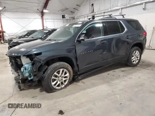 2018 Chevrolet Traverse LT Cloth with VIN 1GNEVGKW2JJ231714, listed as a Copart auction lot 49457155 with 143,635 mi miles and Salvage Title. Bid and sale history available at DreamBid. Image 1.